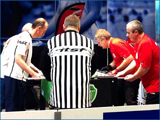 Manfred Redel und Detlef Freitag (beide rechts) in einem der entscheidenden Spiele