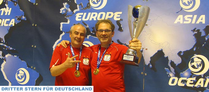 Detlef Freitag und Heinz Kießling bei der WM in Turin 2015 Detlef Freitag und Heinz Kießling bei der WM in Turin 2015